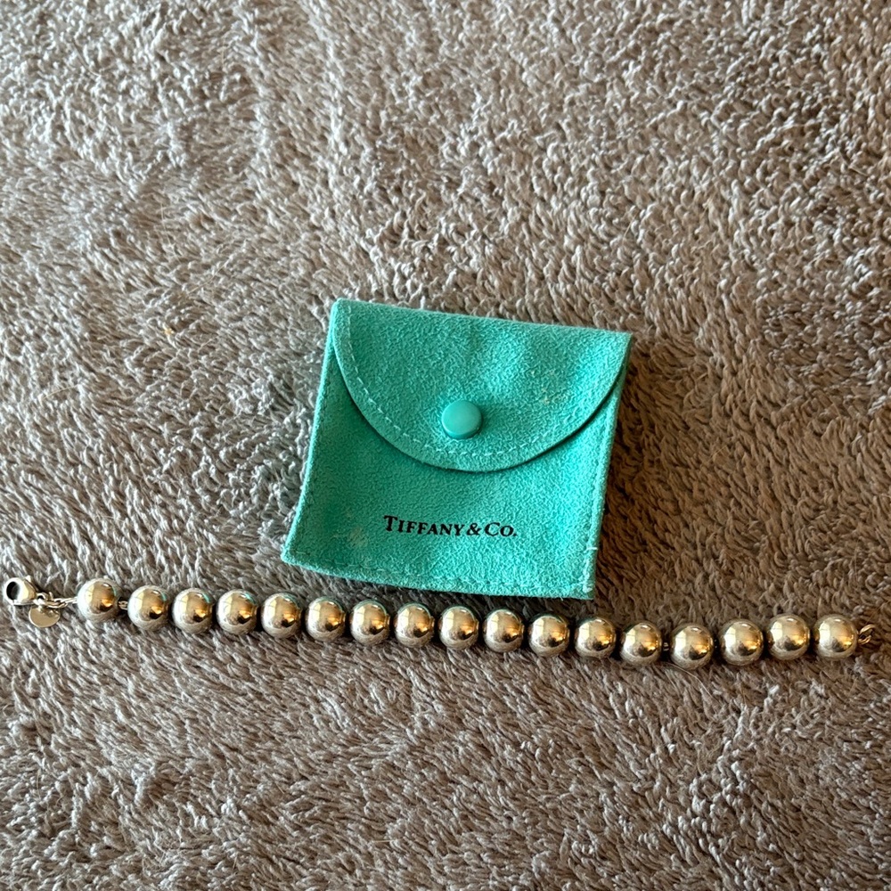 Tiffany & Co. Bracelet HardWear Collection Sterling Silver Ball Bracelet 7 Inch.